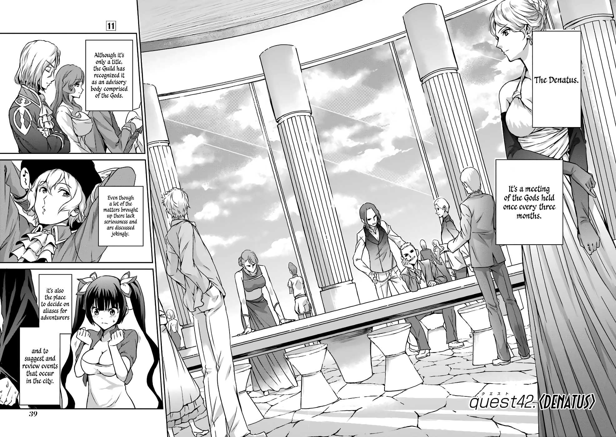 Dungeon ni Deai o Motomeru no wa Machigatte Iru Darou ka Gaiden - Sword Oratoria Chapter 42 page 4 - Chapter 42: Denatus