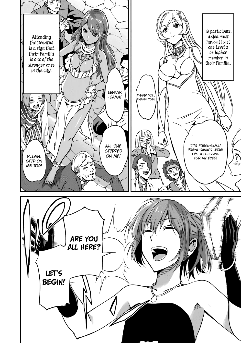 Dungeon ni Deai o Motomeru no wa Machigatte Iru Darou ka Gaiden - Sword Oratoria Chapter 42 page 5 - Chapter 42: Denatus