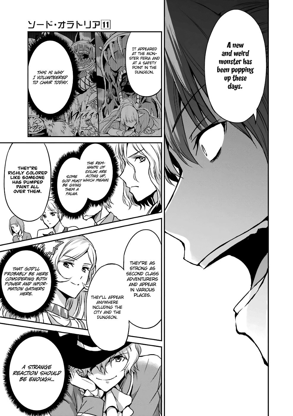 Dungeon ni Deai o Motomeru no wa Machigatte Iru Darou ka Gaiden - Sword Oratoria Chapter 42 page 8 - Chapter 42: Denatus