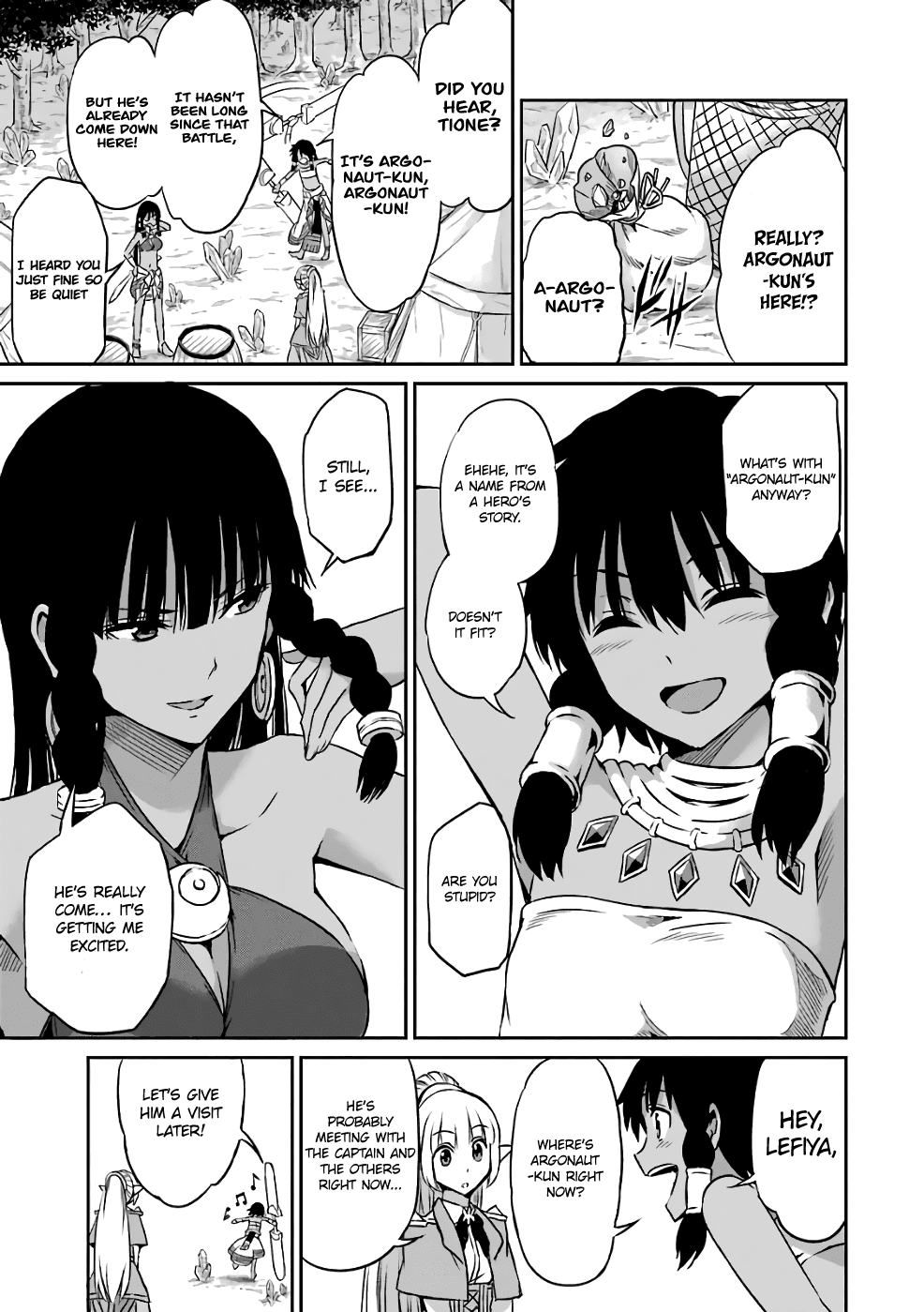 Dungeon ni Deai o Motomeru no wa Machigatte Iru Darou ka Gaiden - Sword Oratoria Chapter 43 page 12 - Chapter 43: Healthy Day