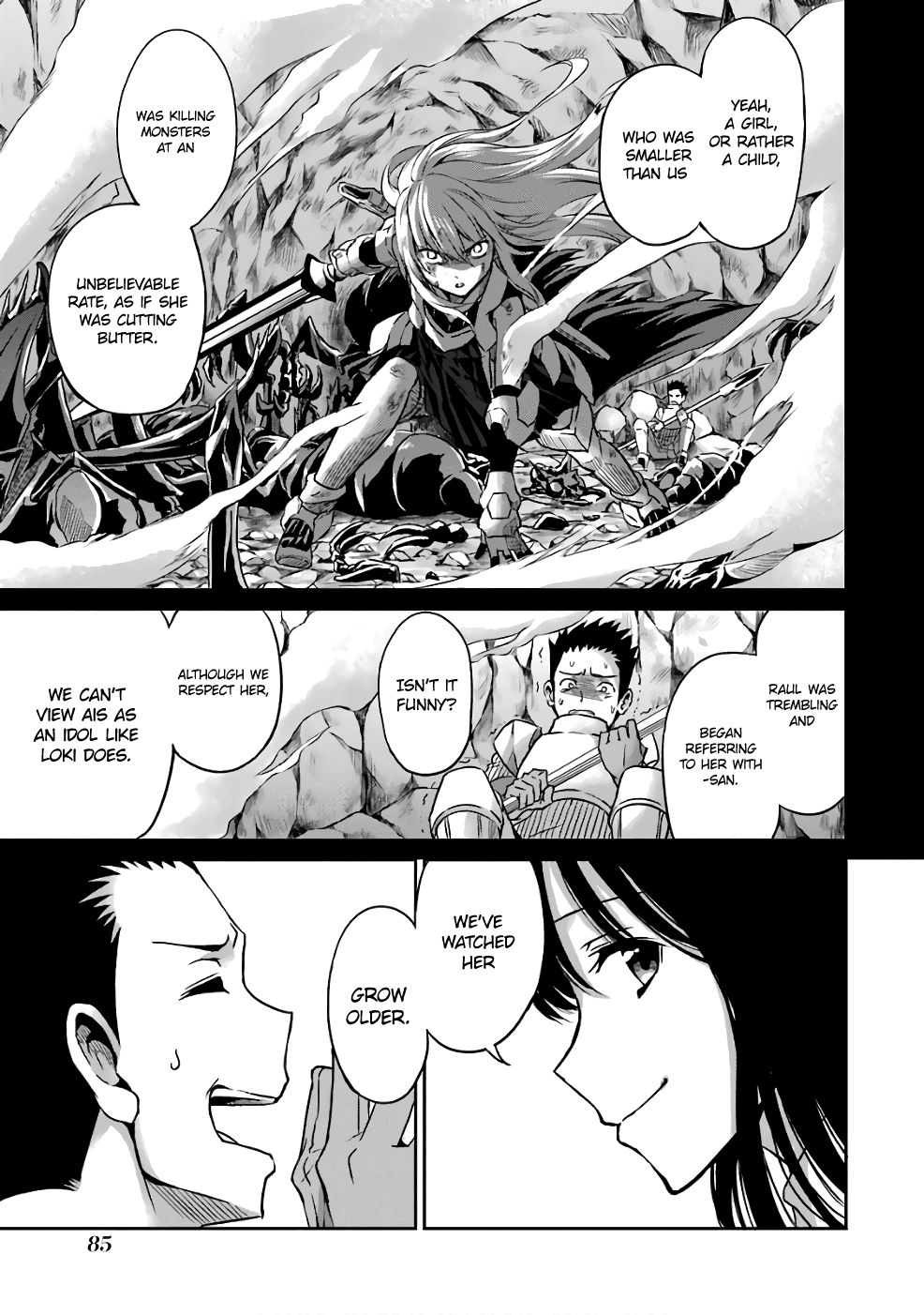 Dungeon ni Deai o Motomeru no wa Machigatte Iru Darou ka Gaiden - Sword Oratoria Chapter 43 page 16 - Chapter 43: Healthy Day