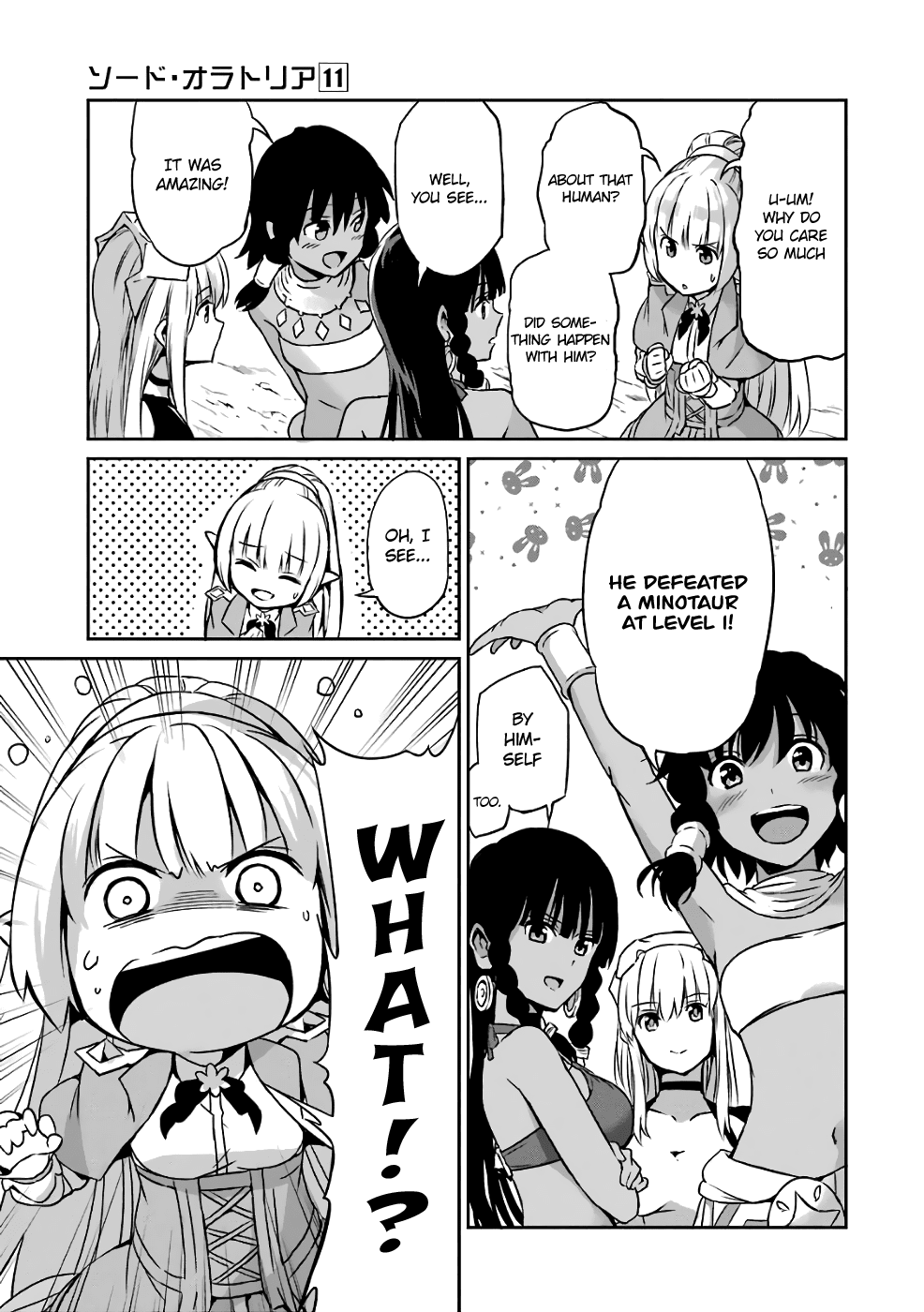 Dungeon ni Deai o Motomeru no wa Machigatte Iru Darou ka Gaiden - Sword Oratoria Chapter 43 page 20 - Chapter 43: Healthy Day