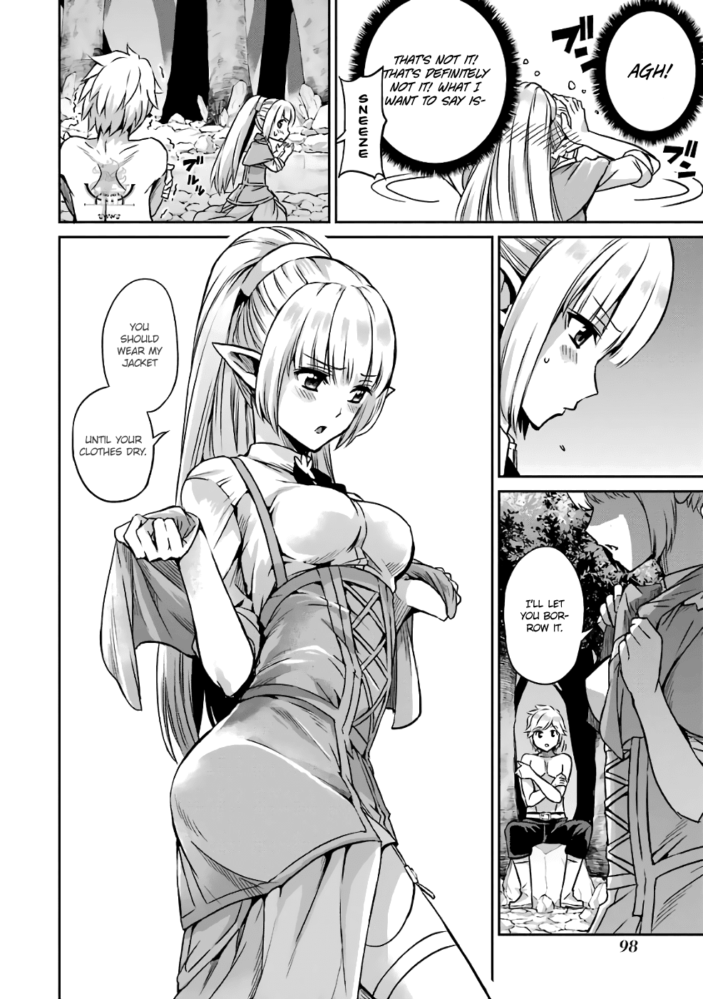 Dungeon ni Deai o Motomeru no wa Machigatte Iru Darou ka Gaiden - Sword Oratoria Chapter 43 page 29 - Chapter 43: Healthy Day