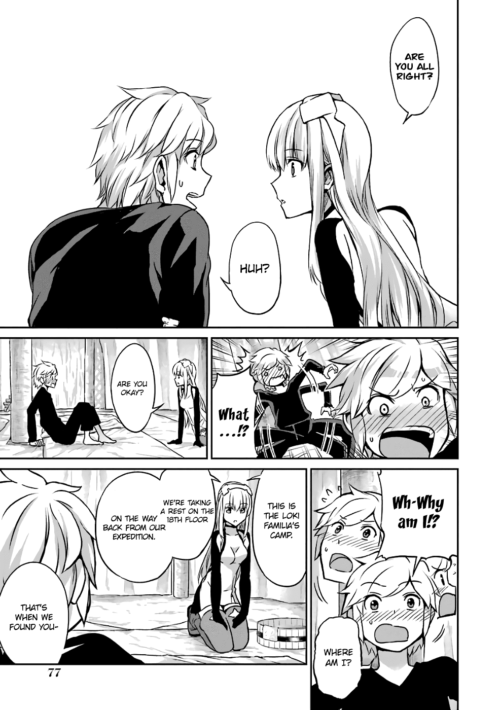 Dungeon ni Deai o Motomeru no wa Machigatte Iru Darou ka Gaiden - Sword Oratoria Chapter 43 page 8 - Chapter 43: Healthy Day