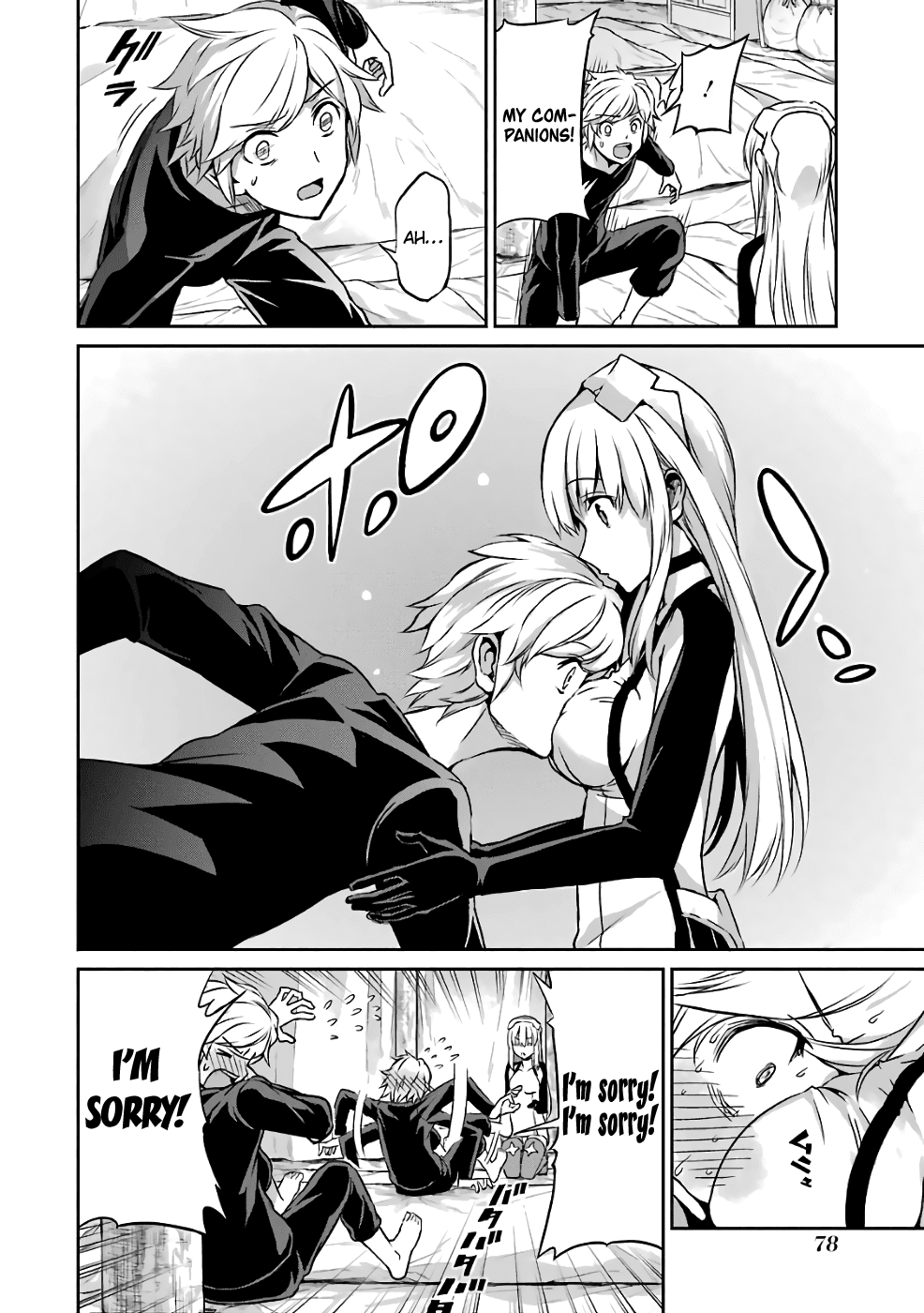 Dungeon ni Deai o Motomeru no wa Machigatte Iru Darou ka Gaiden - Sword Oratoria Chapter 43 page 9 - Chapter 43: Healthy Day