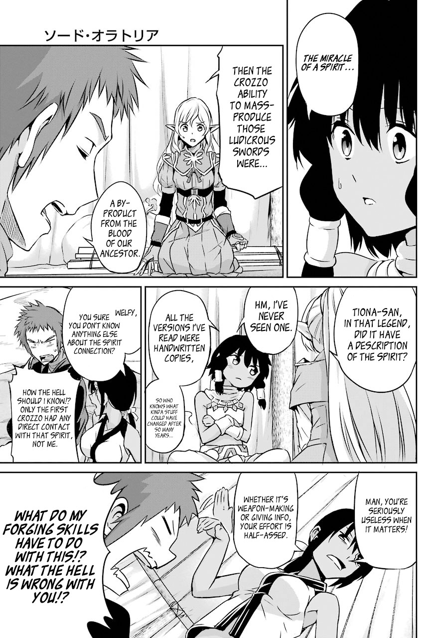 Dungeon ni Deai o Motomeru no wa Machigatte Iru Darou ka Gaiden - Sword Oratoria Chapter 44 page 13 - Chapter 44: Visitor