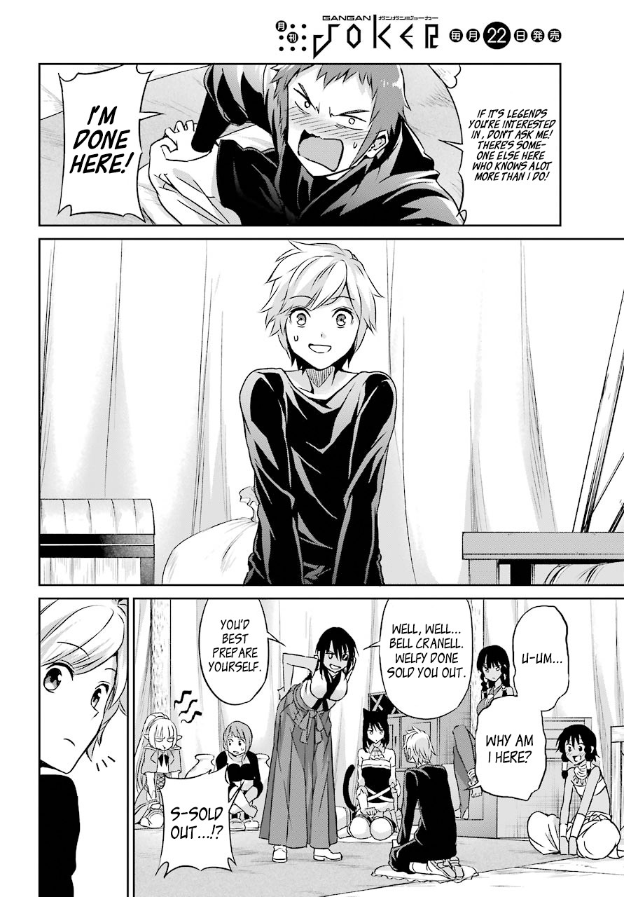 Dungeon ni Deai o Motomeru no wa Machigatte Iru Darou ka Gaiden - Sword Oratoria Chapter 44 page 14 - Chapter 44: Visitor