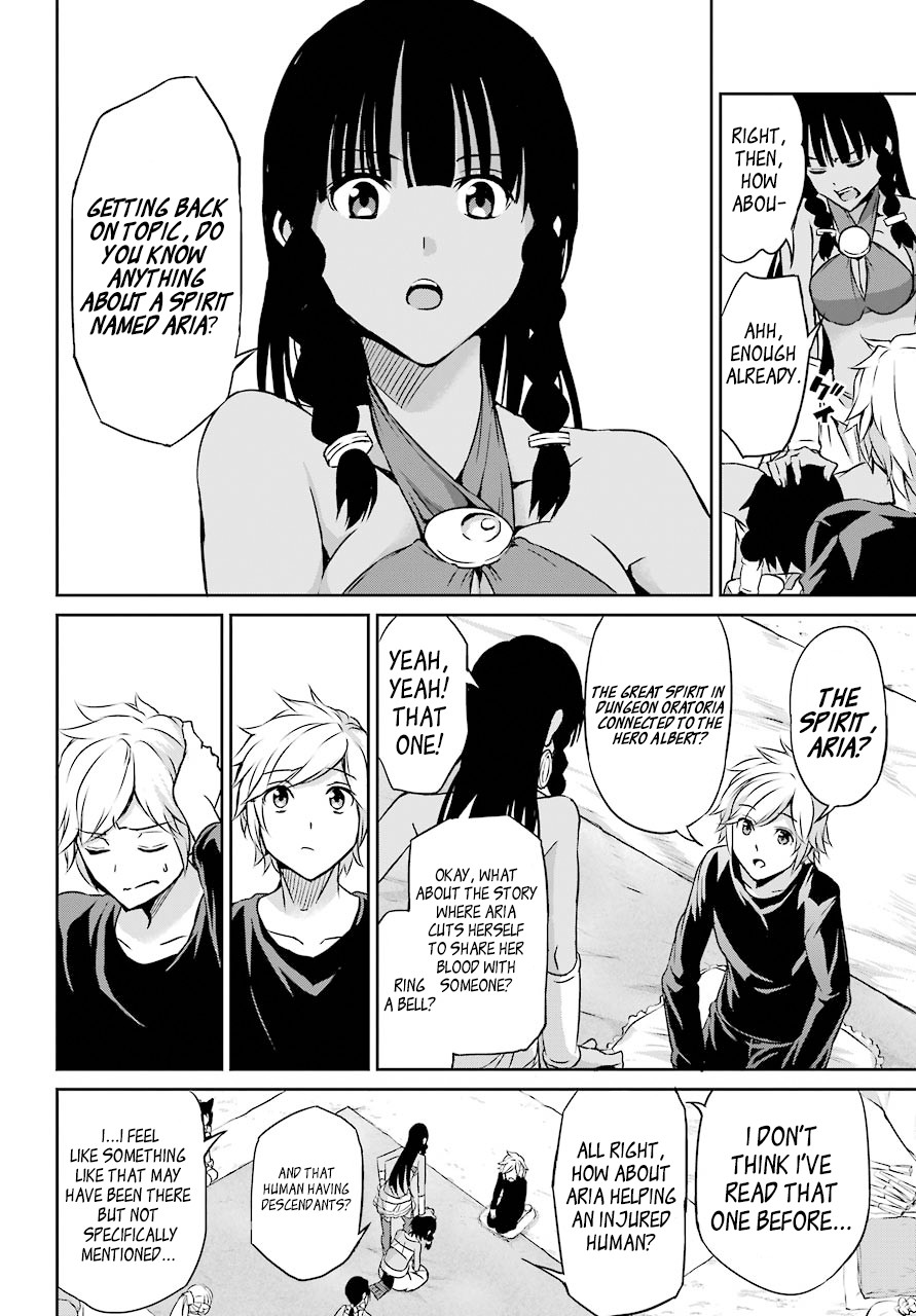 Dungeon ni Deai o Motomeru no wa Machigatte Iru Darou ka Gaiden - Sword Oratoria Chapter 44 page 16 - Chapter 44: Visitor