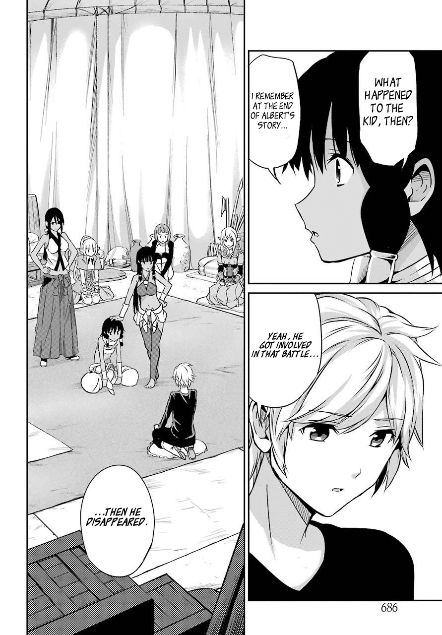Dungeon ni Deai o Motomeru no wa Machigatte Iru Darou ka Gaiden - Sword Oratoria Chapter 44 page 18 - Chapter 44: Visitor