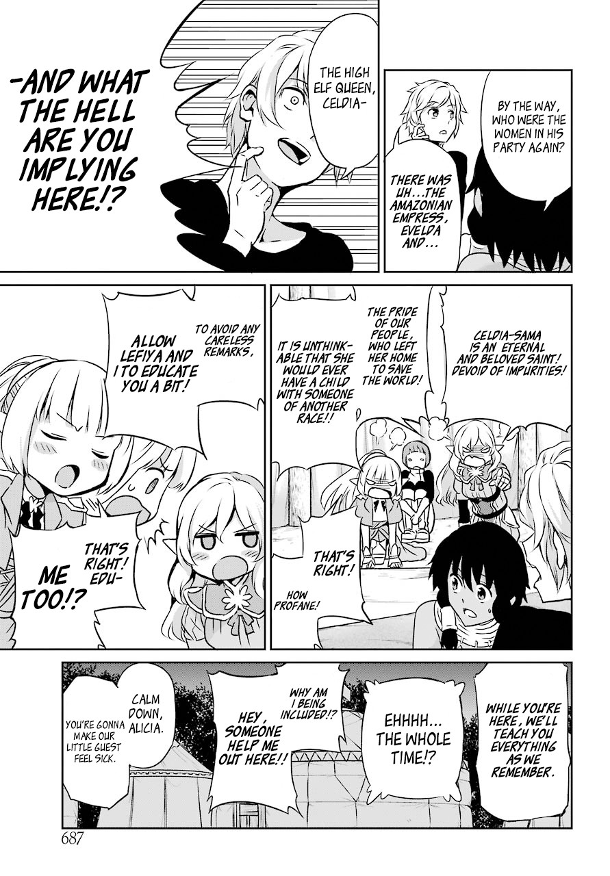 Dungeon ni Deai o Motomeru no wa Machigatte Iru Darou ka Gaiden - Sword Oratoria Chapter 44 page 19 - Chapter 44: Visitor
