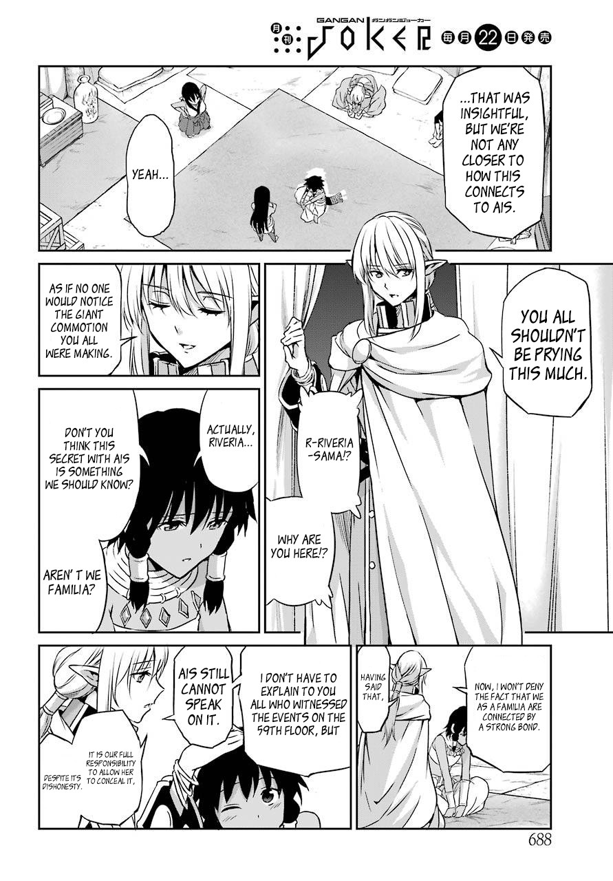 Dungeon ni Deai o Motomeru no wa Machigatte Iru Darou ka Gaiden - Sword Oratoria Chapter 44 page 20 - Chapter 44: Visitor
