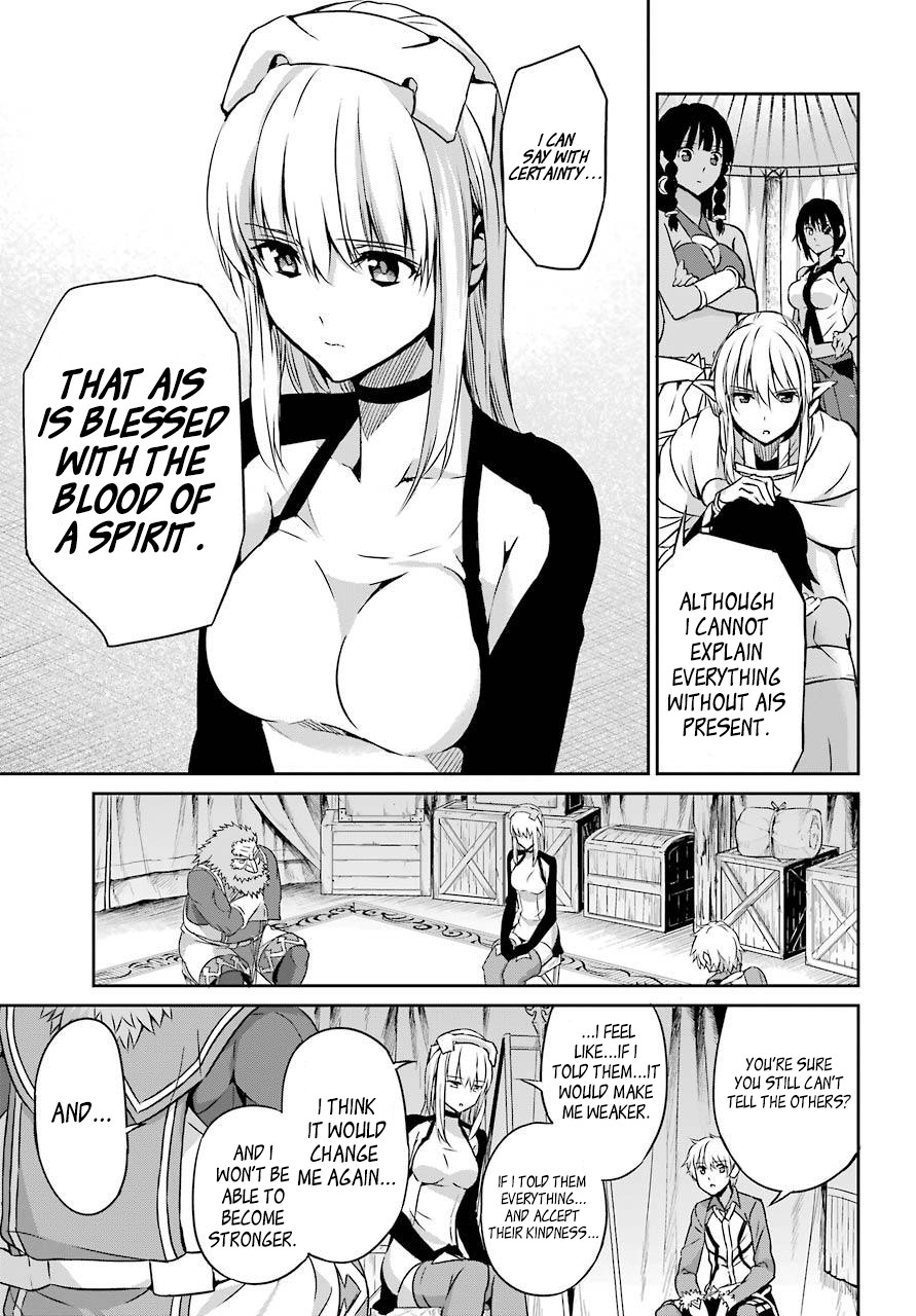 Dungeon ni Deai o Motomeru no wa Machigatte Iru Darou ka Gaiden - Sword Oratoria Chapter 44 page 21 - Chapter 44: Visitor
