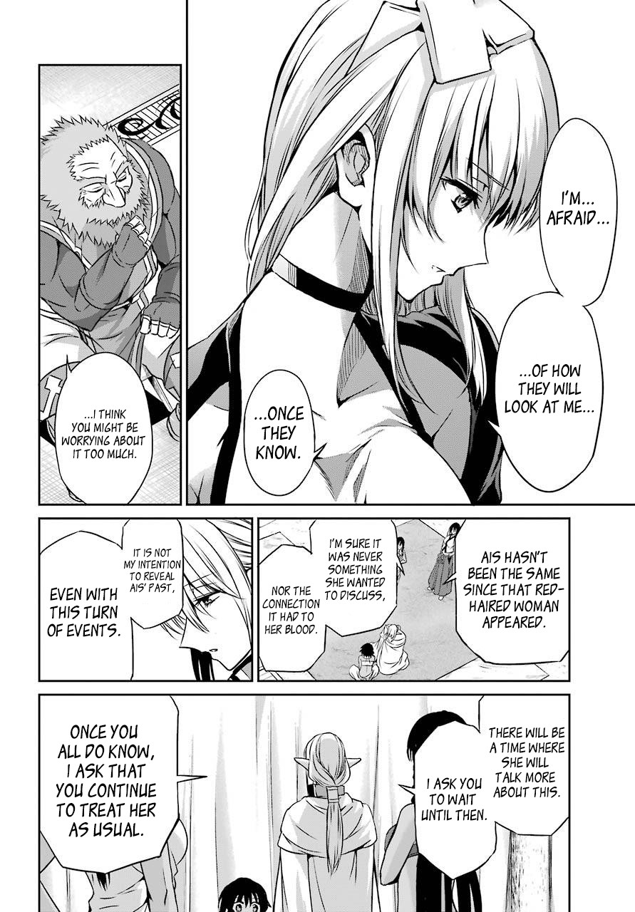Dungeon ni Deai o Motomeru no wa Machigatte Iru Darou ka Gaiden - Sword Oratoria Chapter 44 page 22 - Chapter 44: Visitor