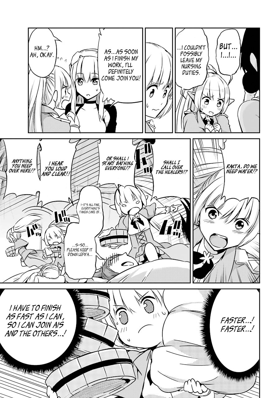 Dungeon ni Deai o Motomeru no wa Machigatte Iru Darou ka Gaiden - Sword Oratoria Chapter 44 page 25 - Chapter 44: Visitor