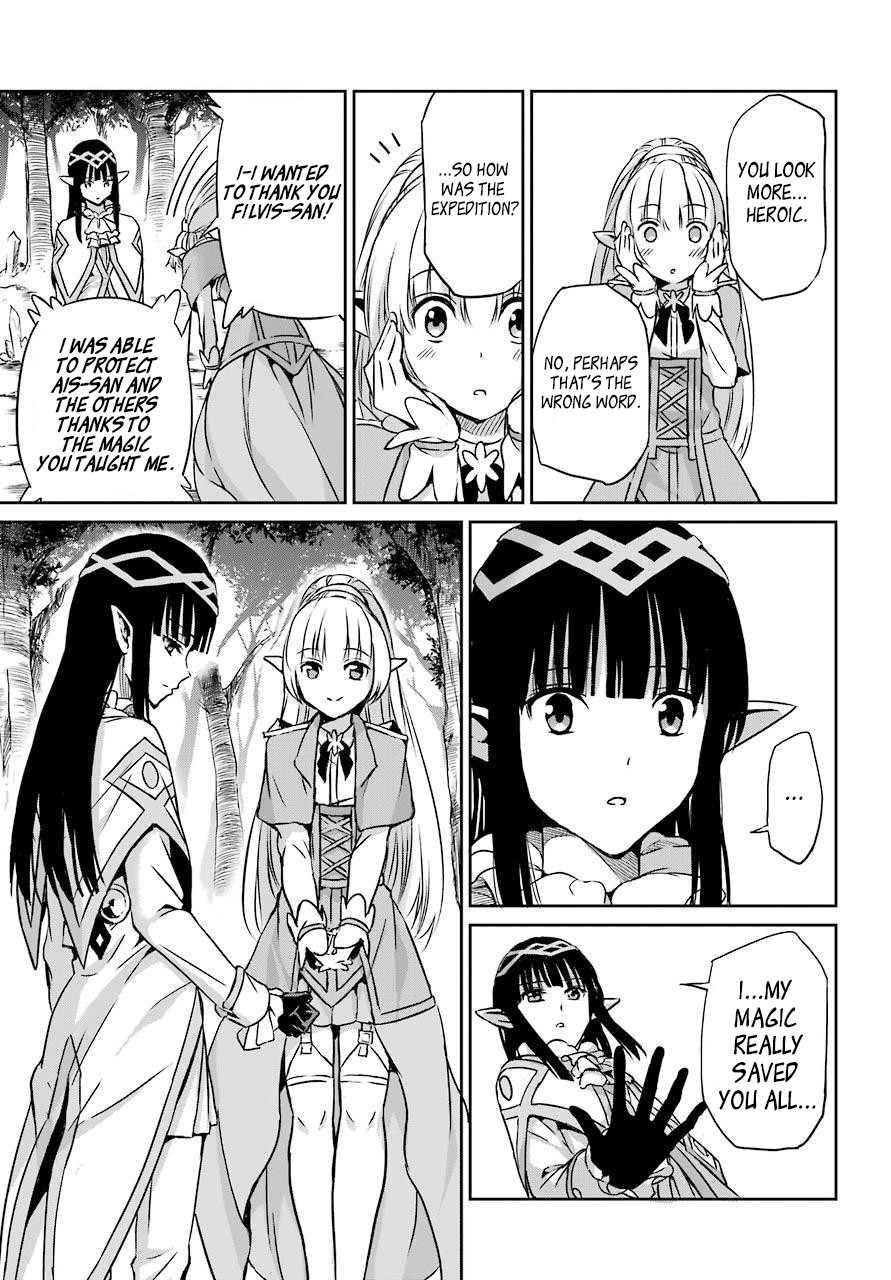 Dungeon ni Deai o Motomeru no wa Machigatte Iru Darou ka Gaiden - Sword Oratoria Chapter 44 page 29 - Chapter 44: Visitor