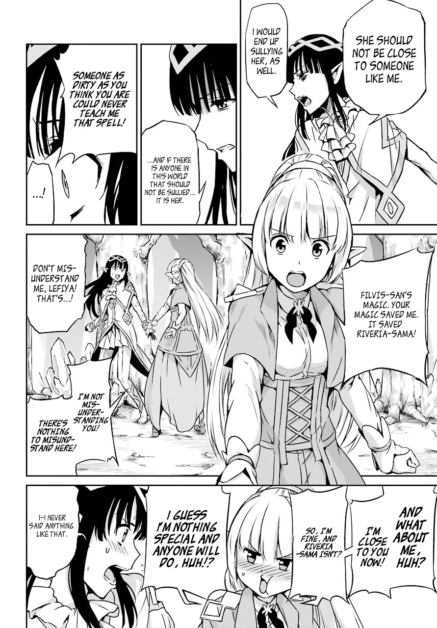 Dungeon ni Deai o Motomeru no wa Machigatte Iru Darou ka Gaiden - Sword Oratoria Chapter 44 page 32 - Chapter 44: Visitor