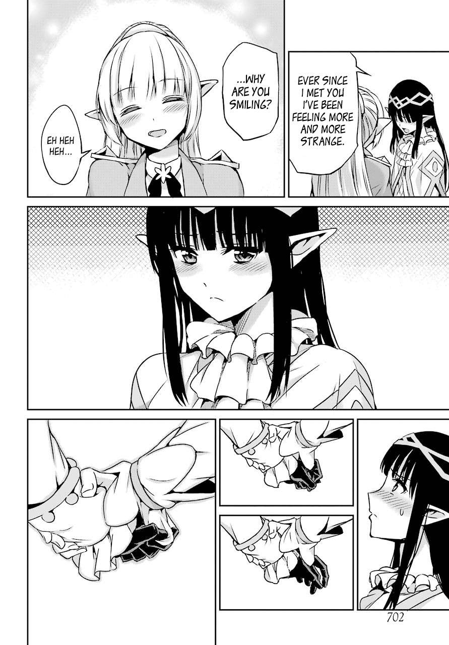 Dungeon ni Deai o Motomeru no wa Machigatte Iru Darou ka Gaiden - Sword Oratoria Chapter 44 page 34 - Chapter 44: Visitor