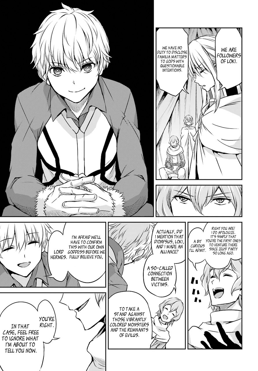 Dungeon ni Deai o Motomeru no wa Machigatte Iru Darou ka Gaiden - Sword Oratoria Chapter 44 page 5 - Chapter 44: Visitor