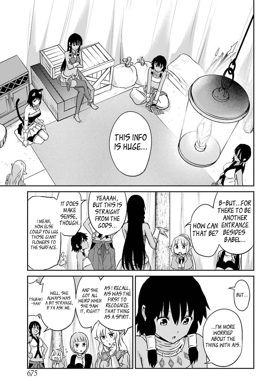 Dungeon ni Deai o Motomeru no wa Machigatte Iru Darou ka Gaiden - Sword Oratoria Chapter 44 page 7 - Chapter 44: Visitor