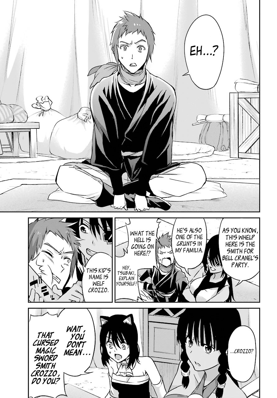 Dungeon ni Deai o Motomeru no wa Machigatte Iru Darou ka Gaiden - Sword Oratoria Chapter 44 page 9 - Chapter 44: Visitor