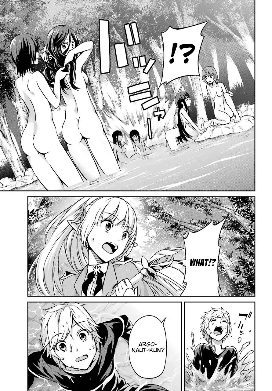 Dungeon ni Deai o Motomeru no wa Machigatte Iru Darou ka Gaiden - Sword Oratoria Chapter 45 page 11 - Chapter 45: Bath Time