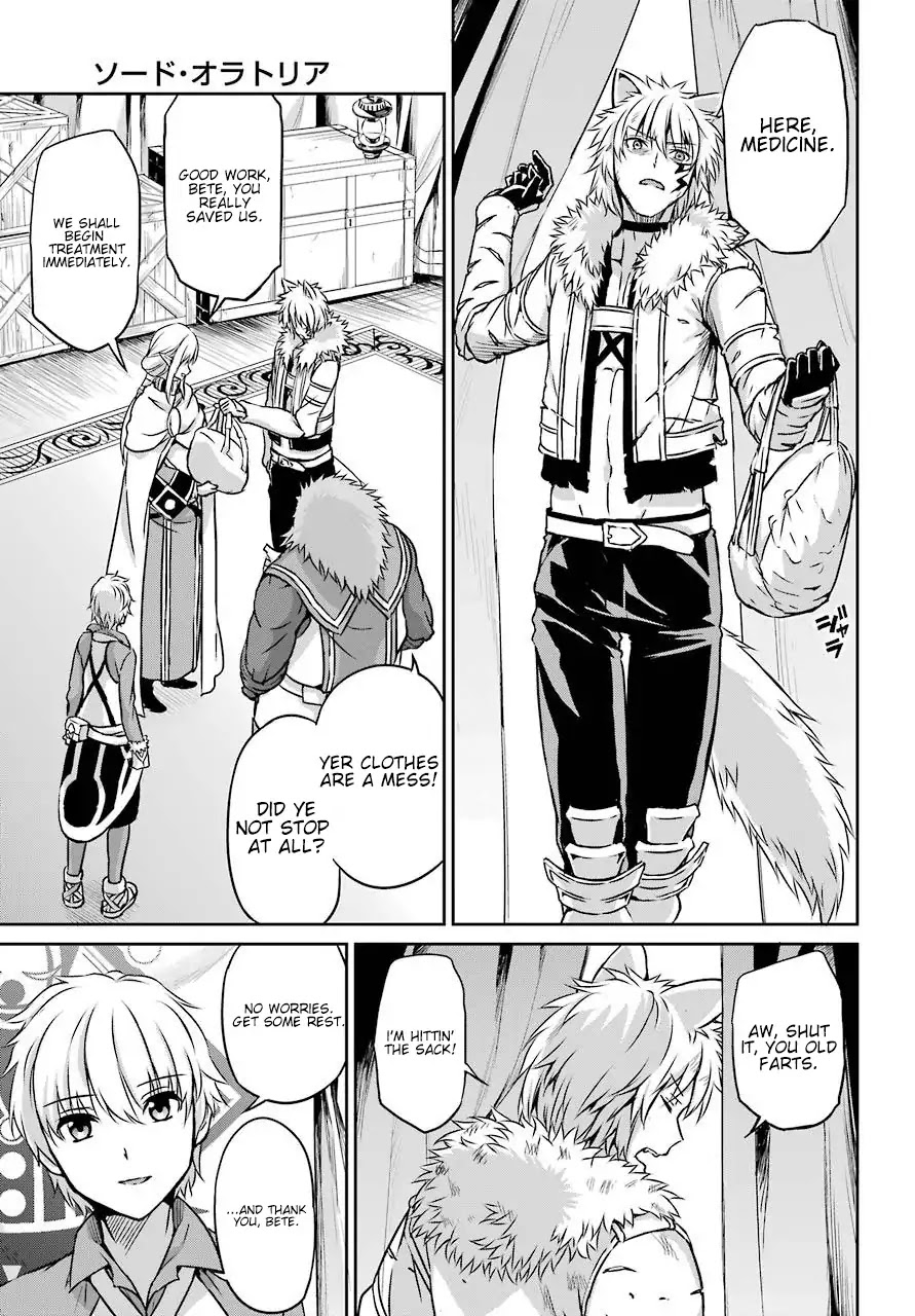 Dungeon ni Deai o Motomeru no wa Machigatte Iru Darou ka Gaiden - Sword Oratoria Chapter 45 page 18 - Chapter 45: Bath Time