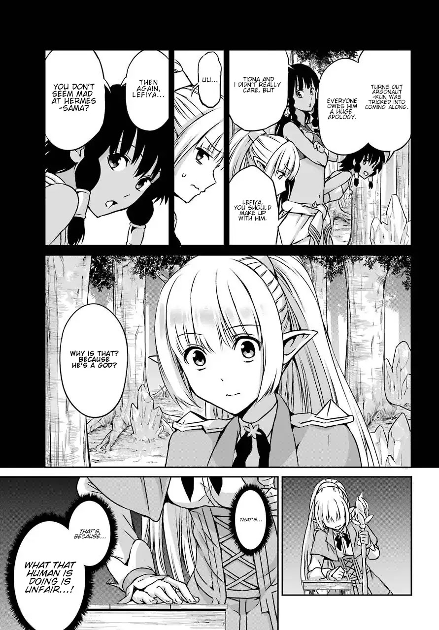 Dungeon ni Deai o Motomeru no wa Machigatte Iru Darou ka Gaiden - Sword Oratoria Chapter 45 page 20 - Chapter 45: Bath Time