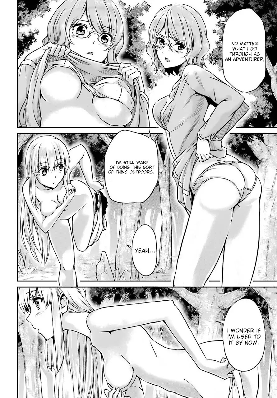Dungeon ni Deai o Motomeru no wa Machigatte Iru Darou ka Gaiden - Sword Oratoria Chapter 45 page 4 - Chapter 45: Bath Time