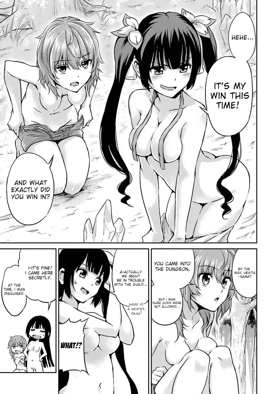 Dungeon ni Deai o Motomeru no wa Machigatte Iru Darou ka Gaiden - Sword Oratoria Chapter 45 page 5 - Chapter 45: Bath Time