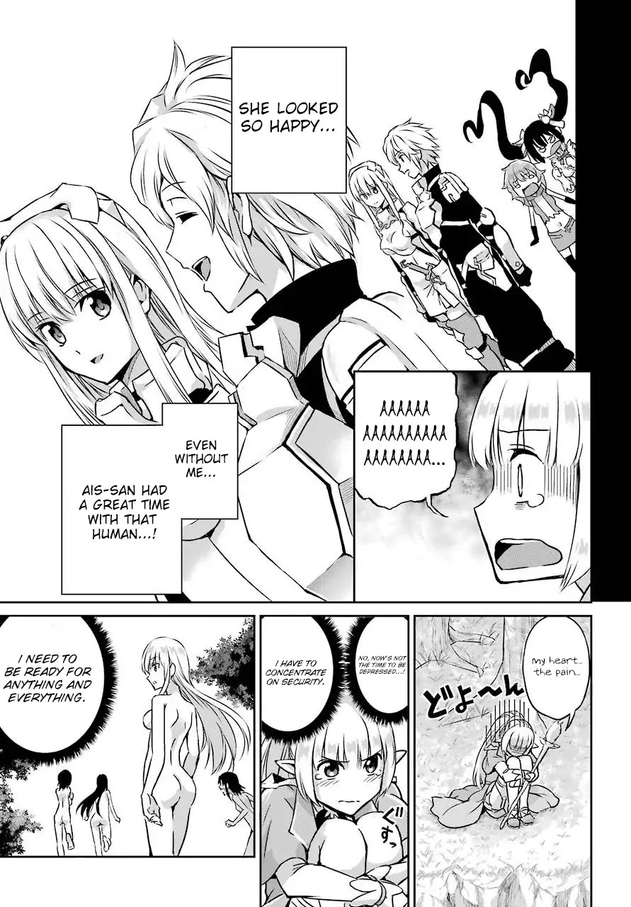 Dungeon ni Deai o Motomeru no wa Machigatte Iru Darou ka Gaiden - Sword Oratoria Chapter 45 page 7 - Chapter 45: Bath Time