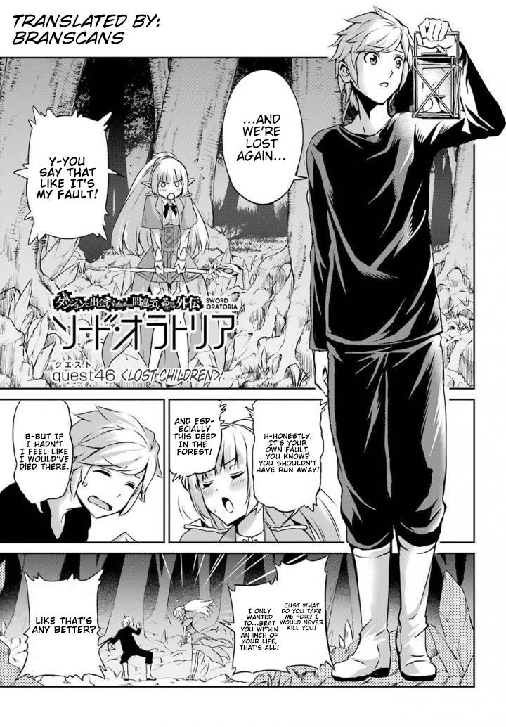 Dungeon ni Deai o Motomeru no wa Machigatte Iru Darou ka Gaiden - Sword Oratoria Chapter 46 page 1 - Chapter 46: Lost Children