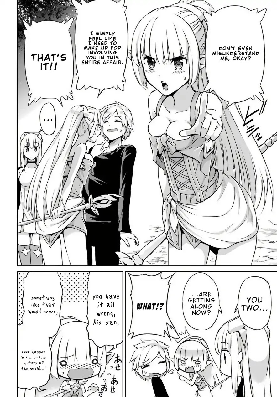 Dungeon ni Deai o Motomeru no wa Machigatte Iru Darou ka Gaiden - Sword Oratoria Chapter 47 page 34 - Chapter 47: Co-op