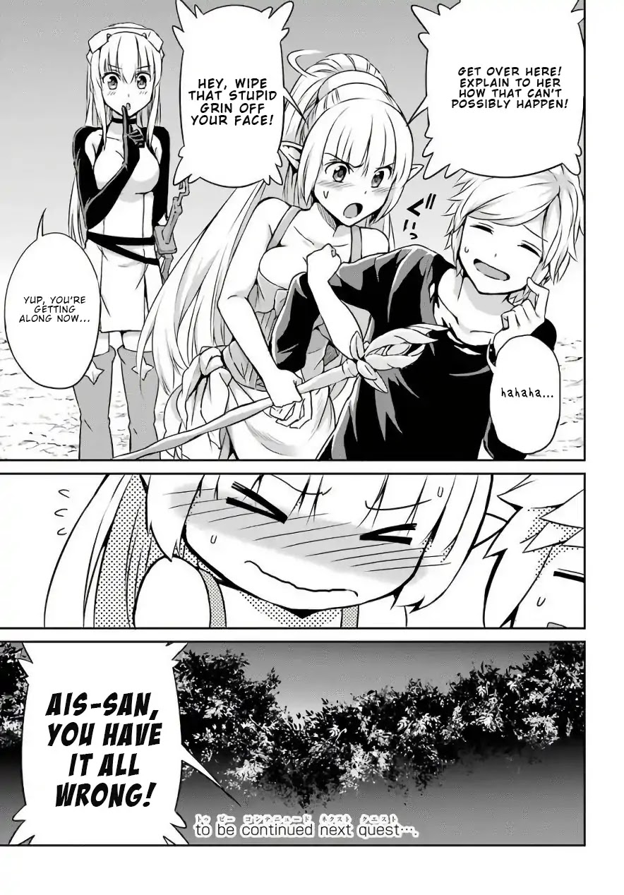 Dungeon ni Deai o Motomeru no wa Machigatte Iru Darou ka Gaiden - Sword Oratoria Chapter 47 page 35 - Chapter 47: Co-op