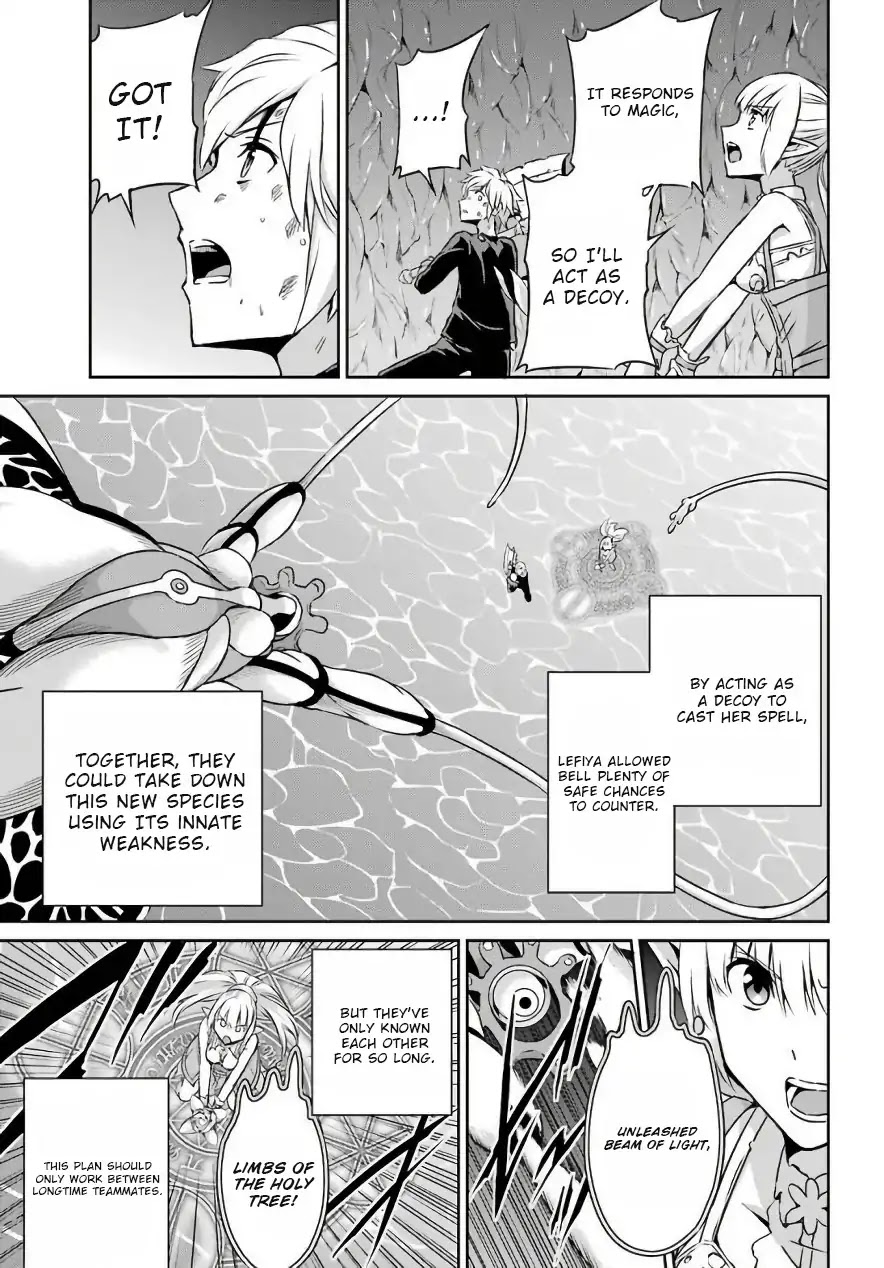 Dungeon ni Deai o Motomeru no wa Machigatte Iru Darou ka Gaiden - Sword Oratoria Chapter 47 page 5 - Chapter 47: Co-op