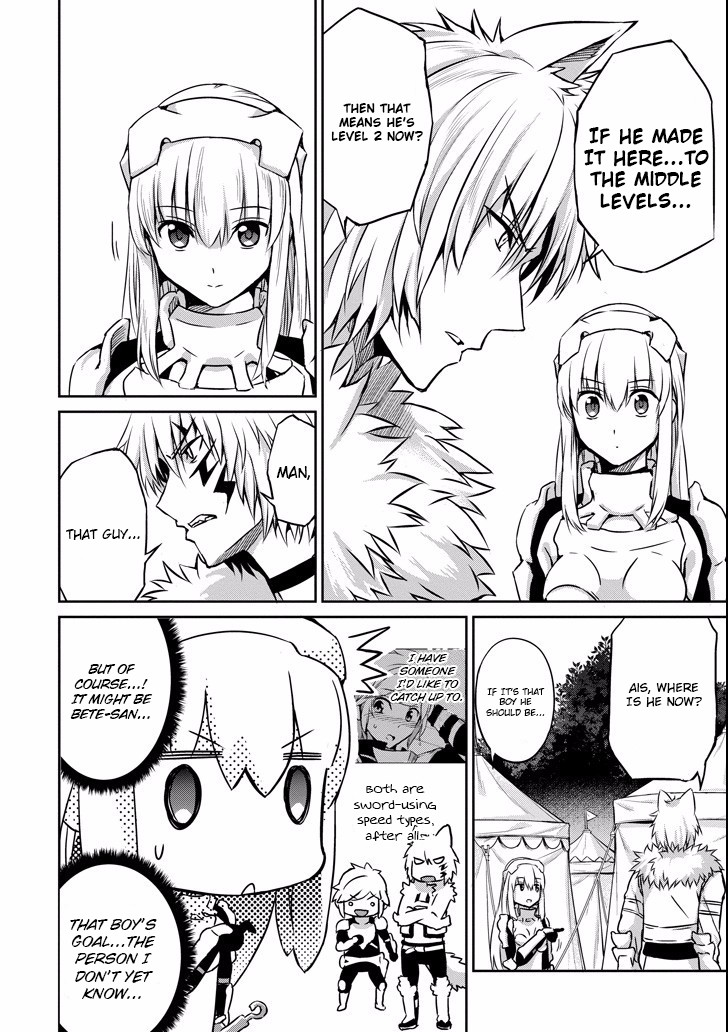 Dungeon ni Deai o Motomeru no wa Machigatte Iru Darou ka Gaiden - Sword Oratoria Chapter 48 page 14 - Chapter 48: Signs