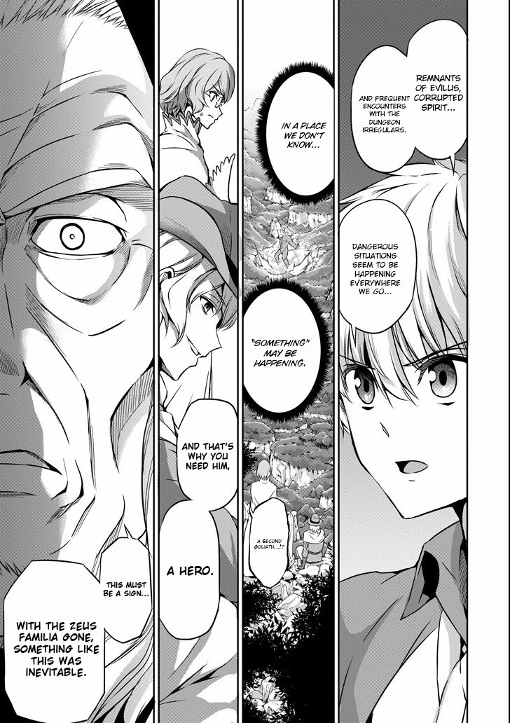 Dungeon ni Deai o Motomeru no wa Machigatte Iru Darou ka Gaiden - Sword Oratoria Chapter 48 page 25 - Chapter 48: Signs