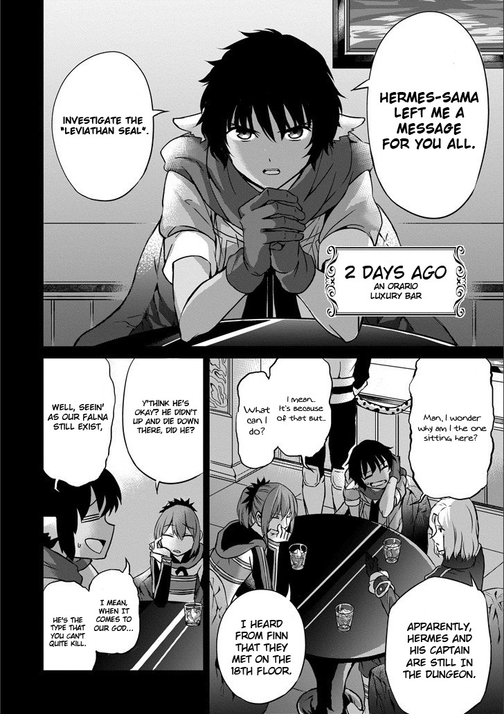Dungeon ni Deai o Motomeru no wa Machigatte Iru Darou ka Gaiden - Sword Oratoria Chapter 49 page 18 - Chapter 49: Travel Trouble