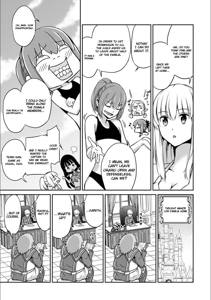 Dungeon ni Deai o Motomeru no wa Machigatte Iru Darou ka Gaiden - Sword Oratoria Chapter 49 page 7 - Chapter 49: Travel Trouble