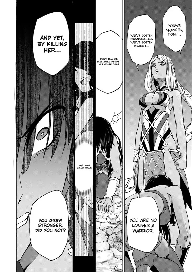 Dungeon ni Deai o Motomeru no wa Machigatte Iru Darou ka Gaiden - Sword Oratoria Chapter 50 page 37 - Chapter 50: Inquiry