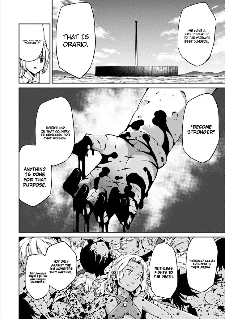 Dungeon ni Deai o Motomeru no wa Machigatte Iru Darou ka Gaiden - Sword Oratoria Chapter 50 page 6 - Chapter 50: Inquiry