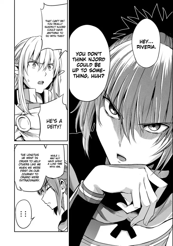 Dungeon ni Deai o Motomeru no wa Machigatte Iru Darou ka Gaiden - Sword Oratoria Chapter 51 page 18 - Chapter 51: Telskyura