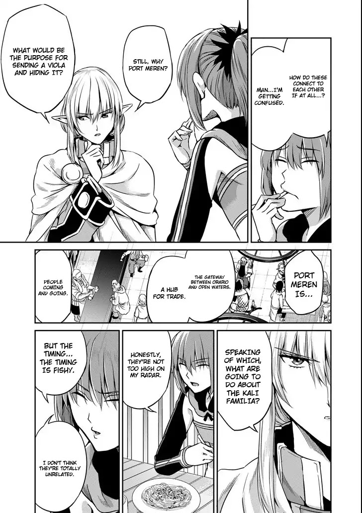 Dungeon ni Deai o Motomeru no wa Machigatte Iru Darou ka Gaiden - Sword Oratoria Chapter 51 page 21 - Chapter 51: Telskyura