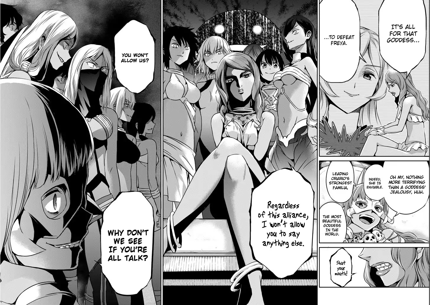 Dungeon ni Deai o Motomeru no wa Machigatte Iru Darou ka Gaiden - Sword Oratoria Chapter 51 page 26 - Chapter 51: Telskyura