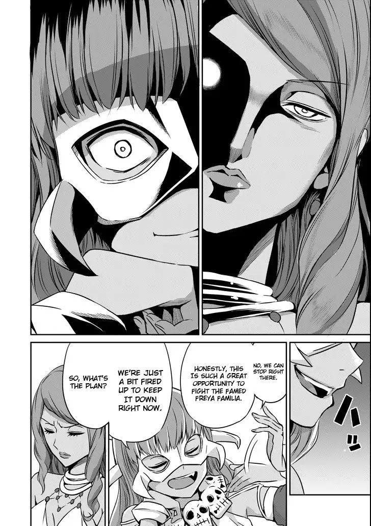 Dungeon ni Deai o Motomeru no wa Machigatte Iru Darou ka Gaiden - Sword Oratoria Chapter 51 page 27 - Chapter 51: Telskyura