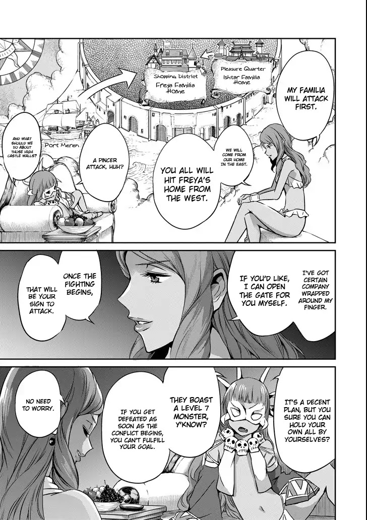Dungeon ni Deai o Motomeru no wa Machigatte Iru Darou ka Gaiden - Sword Oratoria Chapter 51 page 28 - Chapter 51: Telskyura