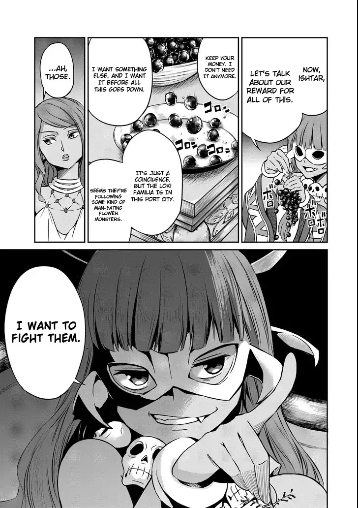 Dungeon ni Deai o Motomeru no wa Machigatte Iru Darou ka Gaiden - Sword Oratoria Chapter 51 page 30 - Chapter 51: Telskyura