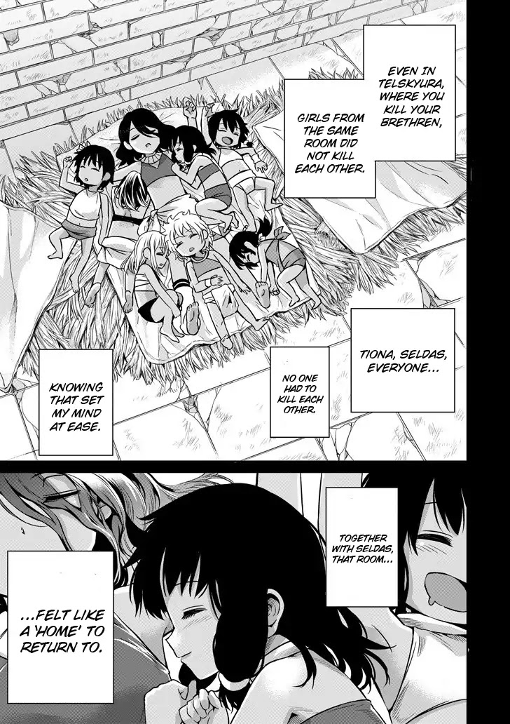Dungeon ni Deai o Motomeru no wa Machigatte Iru Darou ka Gaiden - Sword Oratoria Chapter 51 page 9 - Chapter 51: Telskyura