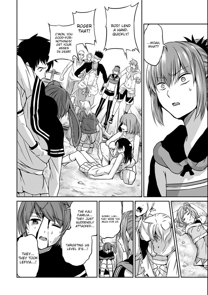 Dungeon ni Deai o Motomeru no wa Machigatte Iru Darou ka Gaiden - Sword Oratoria Chapter 52 page 28 - Chapter 52: Hostage