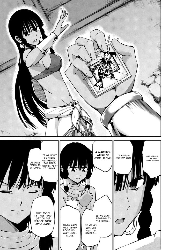 Dungeon ni Deai o Motomeru no wa Machigatte Iru Darou ka Gaiden - Sword Oratoria Chapter 52 page 35 - Chapter 52: Hostage