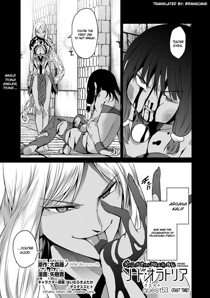 Dungeon ni Deai o Motomeru no wa Machigatte Iru Darou ka Gaiden - Sword Oratoria Chapter 53 page 1 - Chapter 53: Past Time